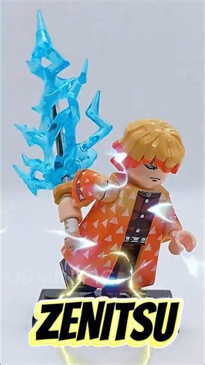 Zenitsu Agatsuma Unofficial Custom Lego #customlego #lego #demonslayer #zenitsu