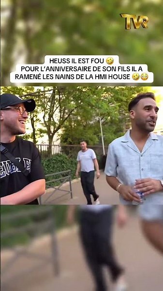 Heuss L'Enfoiré a ramené les nains de la HMI House pour l'anniversaire de 🎂😂 #heuss #hmi #house