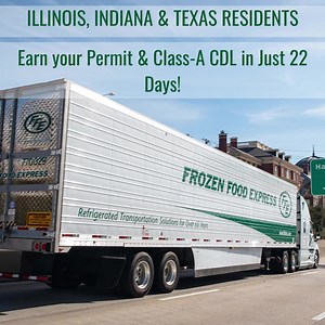 TX, IN & IL Residents: Get a New Career Started Today! Earn your Permit & Class-A CDL in Just 22 Days! Reserve your spot in the FFE Driving Academy! 100% Automatic Trucks! | FFE Transportation Services, Inc.
