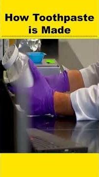 How Toothpaste Is Made In Factory #Toothpaste #Manufacturing #FactoryProcess