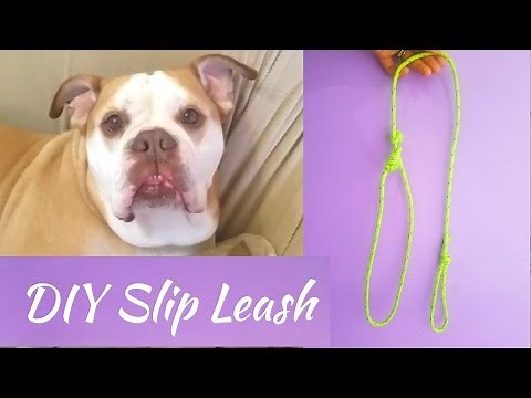 How to Make a Slip Leash from Rope