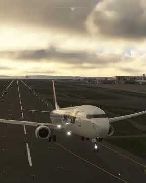 MSFS 2020 PMDG 737 Skymark - Tokyo Haneda Take off #flightsimulator #aviation #tokyo #takeoff