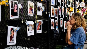 Surfside condo collapse victims remembered with a tribute wall