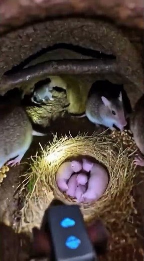 “Mounted: Inside a Field Mouse Burrow — Real Micro-Camera Footage”