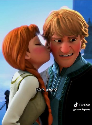 Kiss!!#Frozen #Anna #truelove #tiktok | anna and kristoff