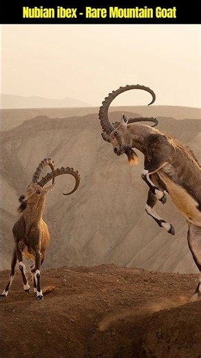 This Goat Climbs the World's DEADLIEST Cliffs?! 😱 Meet the Nubian Ibex
