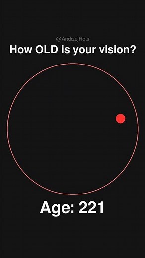 What AGE is your Vision? #satisfying #viral #simulation