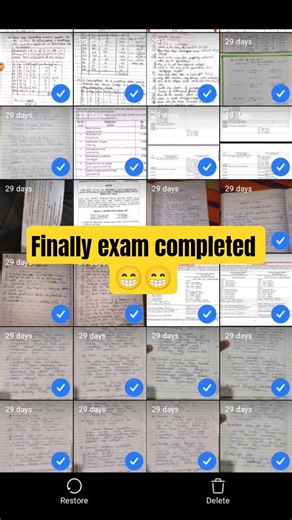 👍#FINALLY EXAM COMPLETED 😁😁 #SHORTS #VIDEO ✅