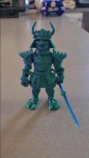 Which Samurai 3D Print is Better? Small vs Giant Articulated Warrior!