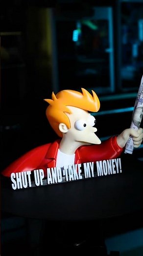 Shut up and take my money! - 3D Printed Futurama Meme
