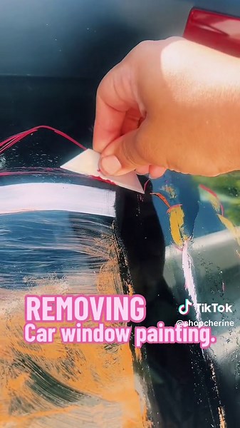 Effective Acrylic Paint Removal from Car Window