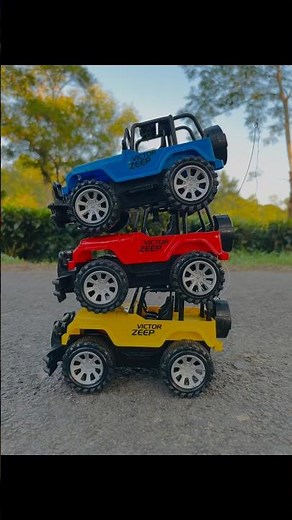 3 RC JEEP reverse Racing & Unboxing | test Drive 😮. #remotewala #shorts #rccar ￼