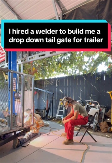 Drop-Down Tailgate for Trailer — Welder-Built DIY Project