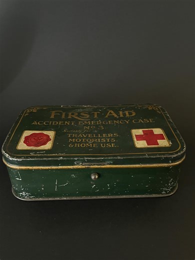 Antique Metal First Aid Box – Accident Emergency Case No. 3 – Industrial Medical Storage Tin - Etsy