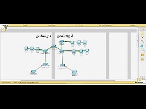 Tugas jaringan membuat jaringan pada dua gedung di cisco packet tracer