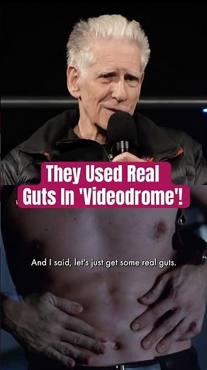 Why this 'Videodrome’ Scene Used REAL Guts #movies