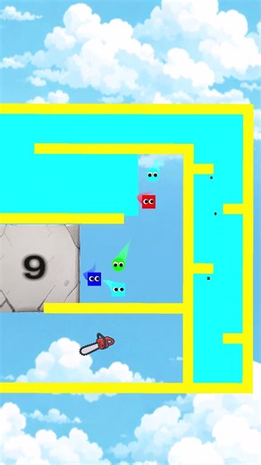 Sprunki Race 2D - Battle Royal EP.5 #sprunki #animation #squarerace #circle