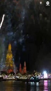 HAPPY NEW YEAR! Fireworks light up the sky above Bangkok, Thailand welcoming 2023. https://abcn.ws/3vsu0tJ | ABC News