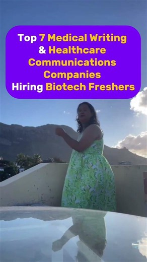 Top 7 Medical Writing Companies Hiring Biotech Freshers! 💼 #shorts #biotech #medicalwriting