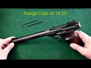 How to Disassemble and Reassemble an AAC Dragonfly / Browning Buck Mark 22 22LR Pistol + Range Clips