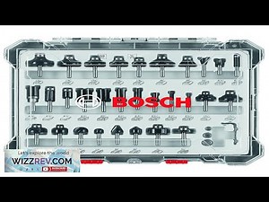 BOSCH RBS030MBS 30-Piece (Universally Compatible Accessory) Carbide-Tipped Wood Router Bit Review