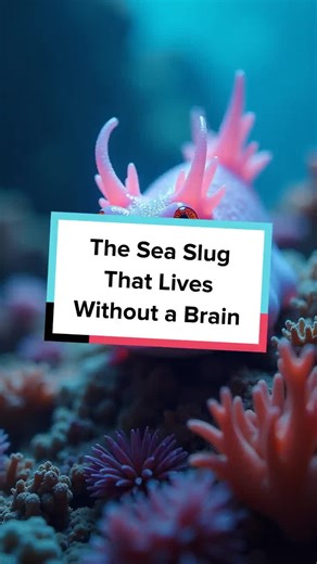Did you know some sea slugs can live and move without a brain? Discover the mind-blowing survival trick of these marine marvels! #SeaSlug #MarineLife #WeirdNature #AnimalFacts #Biology #OceanMysteries
