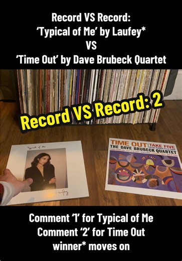 Record VS Record: Laufey VS The Dave Brubeck Quartet After surviving by TWO votes, our reigning champion must now face a 1959 jazz legend. Typical of Me - Laufey Time Out - The Dave Brubeck Quartet Songs: Street by Street - Laufey, Blue Rondo Ala Turk - Dave Brubeck Quartet #recordvsrecord #laufey #jazz #vinylrecords #records