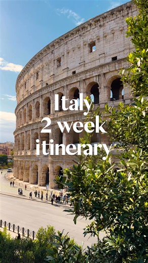 🇮🇹 2 week Italy itinerary ⬇️ ⁣⁣Check out my free two week Italy Itinerary Guide which includes a detailed breakdown on which cities to visit, how to travel between each destination and the best activities/restaurants/hotels in each place along with saveable Google Maps with all locations pinned 📍⁣⁣➡️ View this guide on my blog kelseyinlondon.com (link in bio)⁣⁣2 WEEK ITALY ITINERARY:⁣⁣📍 ROME - 4 days⁣⁣✅ Must see: Trevi Fountain, Colosseum, Roman Forum, The Pantheon & Villa Borghese⁣🚂 Train 