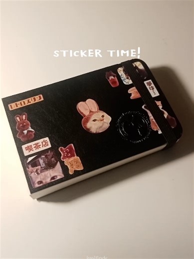 a new cover design with this cute stickerbook #recommendations #tiktokfinds #stationery #stickers #fyp