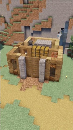 Frontier Village Storage House Build | Minecraft Timelapse | #minecraft #solo_xo