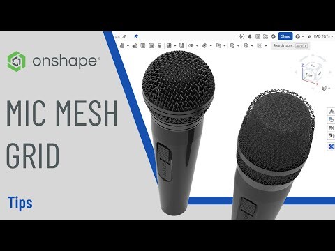 How to Design a 3D Microphone Interlocking Grid. The Secret Tips