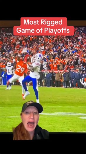 The refs got 2 paychecks tonight…allegedly #broncos #bills #controversy #refs #playoffs | Alayna Templeton