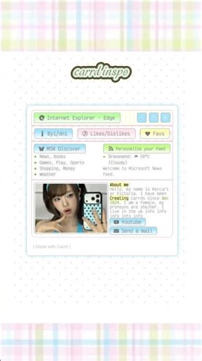 cute colorful yena carrd - speedmake will come soon - #kpop #carrd #shorts #fypシ #cute #colorful