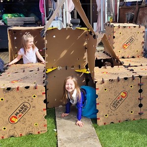 105 reactions · 10 comments | Make A Fort's award-winning fort building kits offer endless possibilities for building forts, castles, mazes, tunnels, and more! Build one of five pre-designed creations ... or let your kiddos' imaginations run wild and let them design their own!   10x Toy Award winner  Over 100,000 Sold  Screen Free Play  Entertains for hours on end  Durable and Reusable  Goes back in its case for easy storage | Make-A-Fort | Facebook