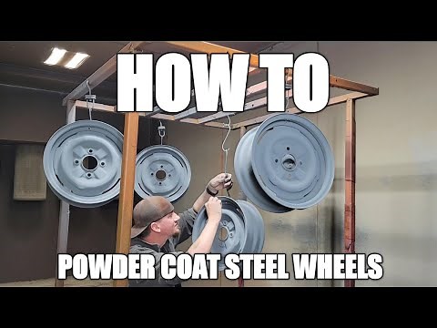 Zinc Powder Coat and steel wheel recondition