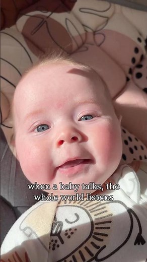 When a Baby Talks… The Whole World Stops to Listen, #baby #cutebaby #babytalk #babylove #adorable