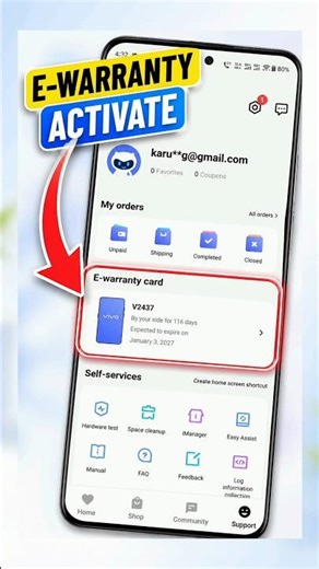 E-Warranty Activate Karo! Vivo Phone Secret Hack 📱