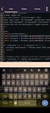 How to create user login form in html css and javascript #html5 #css #code