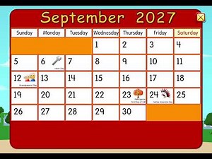 Starfall Calendar September 7, 2027