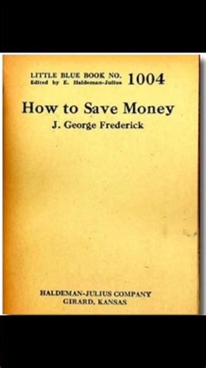 How To Save Money booktube project gutenberg ebook freebook free books public domain copyright free