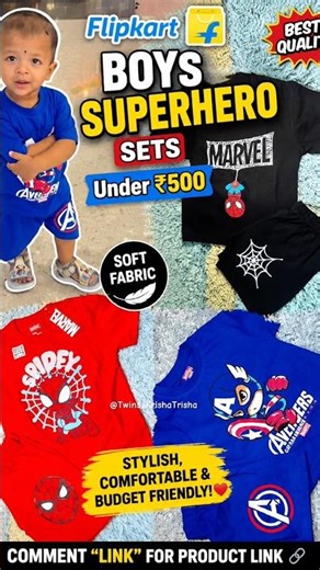 Boys Superhero Sets | Check Community Post for Link #shorts #superhero #marvel #spiderman #viral