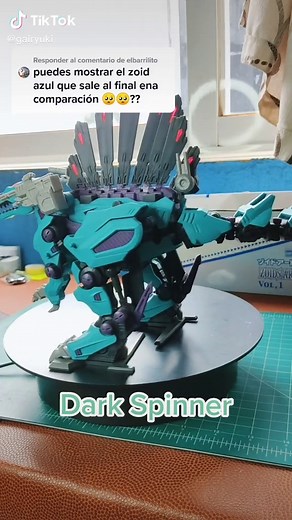 Zoids Dark Spinner Model Kit Review