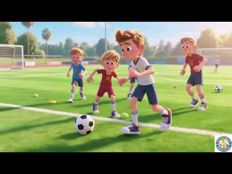 Teamwork for Kids | Fun Soccer & Sports Activities Song ⚽ Cleaning-Playing Together | Kids Learning