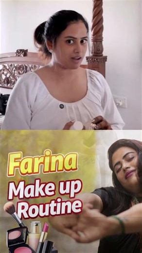 Serial Actress Farina 💚Make up tutorial🥳🥳#actress #makeup