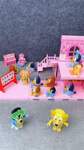 Satisfying with Unboxing & Review Bluey Class Toys ASMR #toys #shorts #bluey