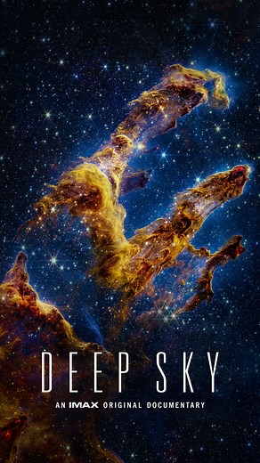 OPENS OCT. 20 in the OMNIMAX® Theater: DEEP SKY brings the awe-inspiring images captured by NASA's James Webb Space Telescope (JWST) to IMAX® - taking audiences on a journey to the beginning of time and space, to never-before-seen cosmic landscapes, and to recently discovered exoplanets, planets around other stars! The new @IMAX Documentary #DEEPSKY brings space to life in stunning detail and can only be experienced at the Science Center's OMNIMAX® Theater! Get tickets now: https://tickets.slsc.