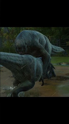D. REX VS EMBER T.REX #drex #distortusrex #trex #rebirth #jwe3 #dinosaurbattle