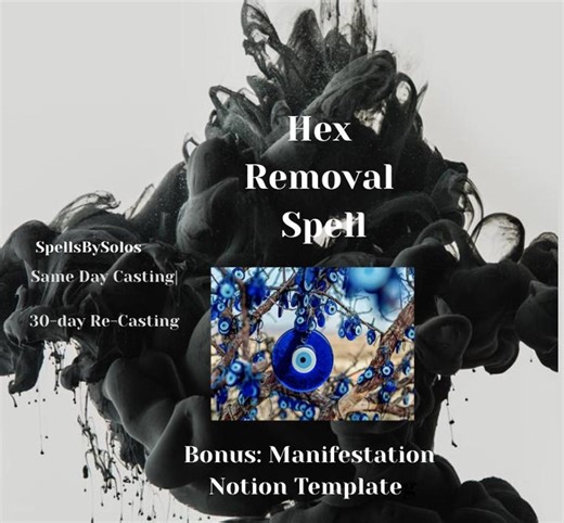 Hex Removal Spell- Same Day Casting - Fast and Effective Results- Powerful Magic - Etsy
