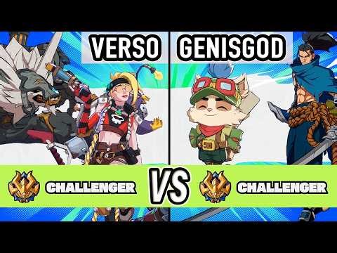 2XKO ▰ Verso (Jinx / Warwick) vs GenisGod (Teemo / Yasuo) ▰ High Level Gameplay
