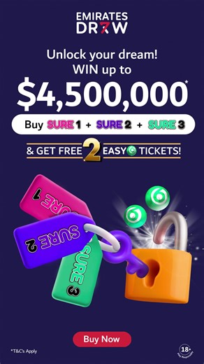 Take The First Step Towards A Brighter Future! | Emirates Draw GCC